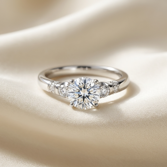'Stephanie' Diamond Engagement Ring - 1.26cts
