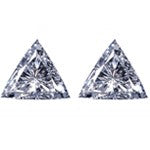 Trilliant Cut Diamond Pairs 0.24ctw - E/F VS