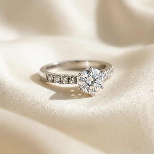 'Victoria' Diamond Engagement Ring - 1.06cts