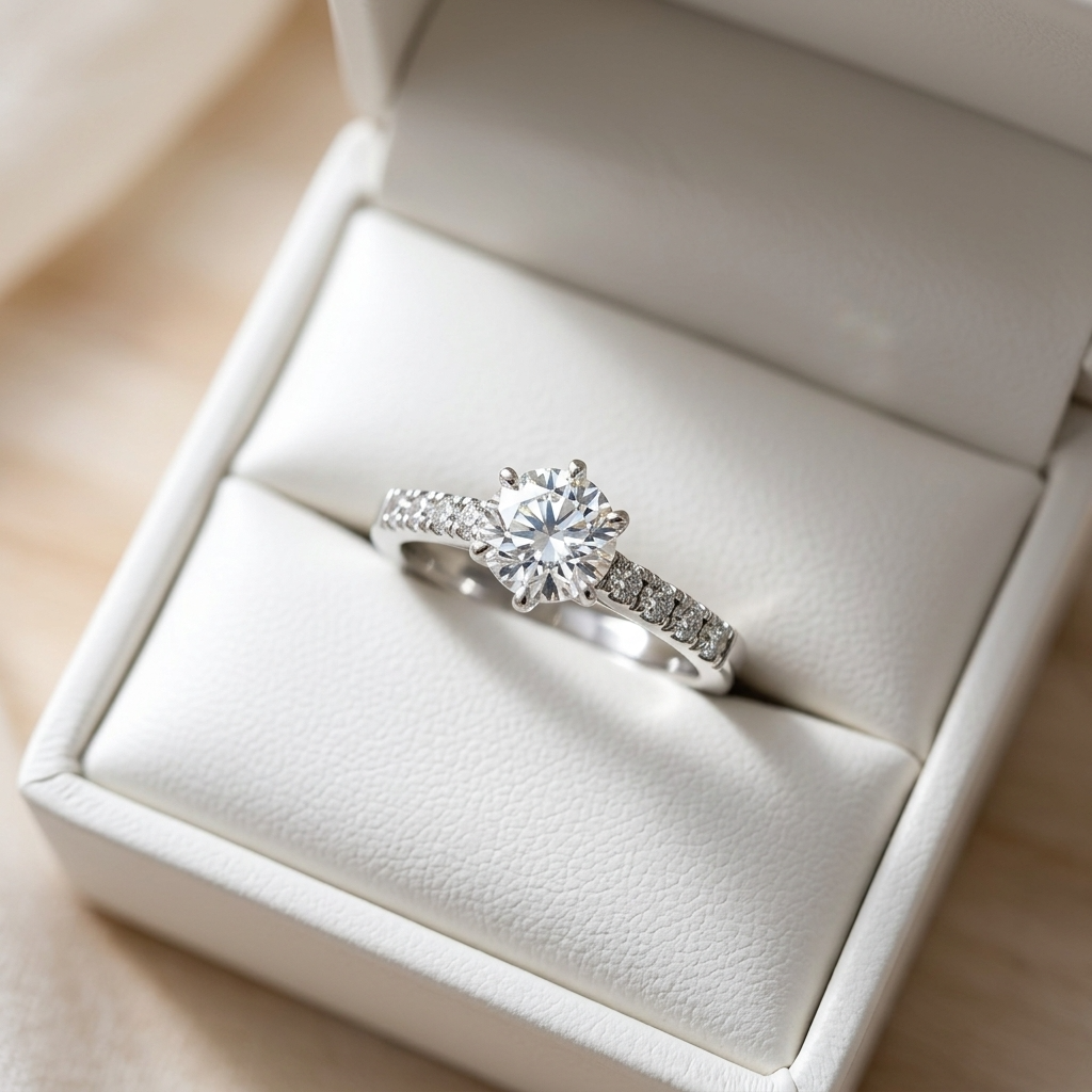 'Victoria' Diamond Engagement Ring - 1.06cts