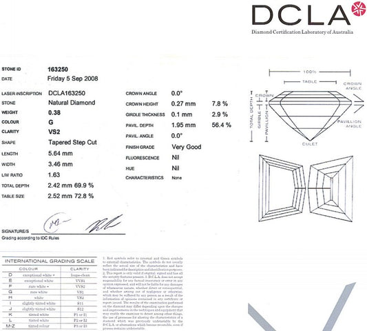 Cadi Cut Diamond 0.38ct G VS2