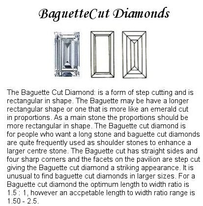 Baguette Diamond Pairs FPR 070 0.30ct