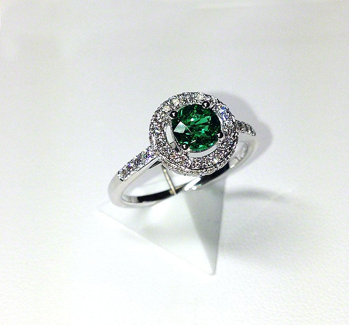 Emerald & Diamond Ring