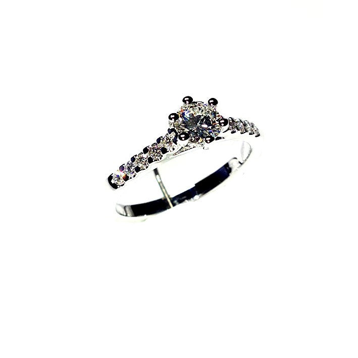 \'Sabrina\' Diamond Ring Round 0.34ct F VS2