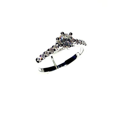 \'Sabrina\' Diamond Ring Round 0.34ct F VS2