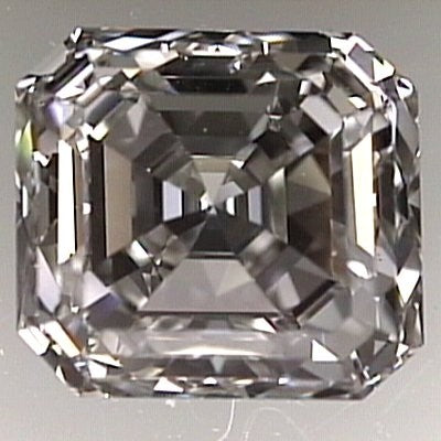 Asscher cut diamond 2.01ct G VS2