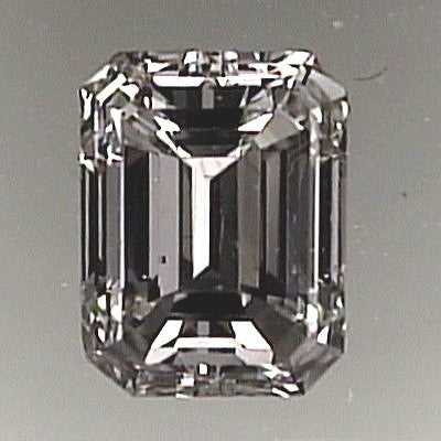 Emerald cut diamond