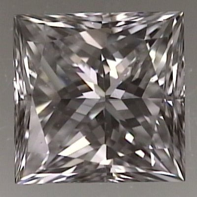 Princess cut diamond, 0.48ct F VVS2 — Diamond Imports Australia. © Diamond Imports 2026