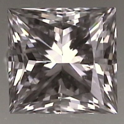 Princess cut diamond, 0.49ct E VVS1 — Diamond Imports Australia. © Diamond Imports 2026