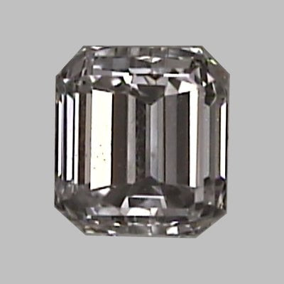 Emerald cut diamond