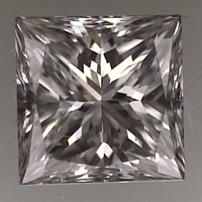Princess cut diamond, 0.57ct F VVS2 — Diamond Imports Australia. © Diamond Imports 2026