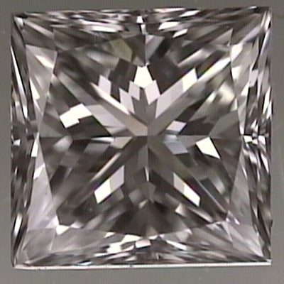 Princess cut diamond, 0.58ct G VVS2 — Diamond Imports Australia. © Diamond Imports 2026
