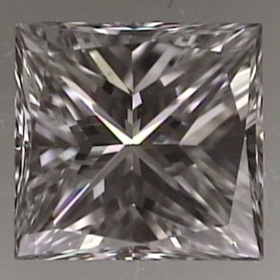 Princess cut diamond, 0.47ct G VVS2 — Diamond Imports Australia. © Diamond Imports 2026