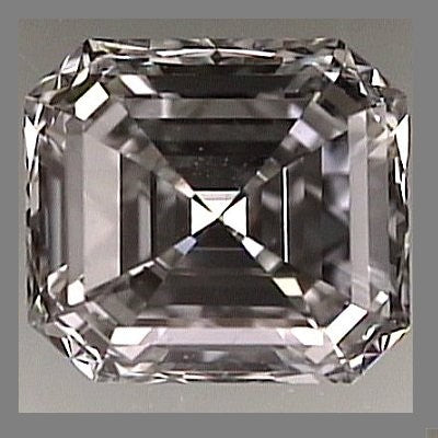 Asscher cut diamond 1.03ct G VS1