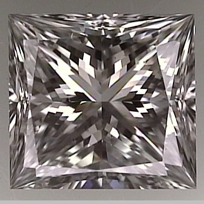 Princess cut diamond, 2.08ct E VS2 — Diamond Imports Australia. © Diamond Imports 2026