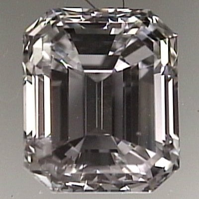 Emerald cut diamond