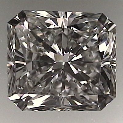 Radiant cut diamond