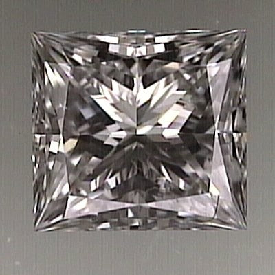 Princess cut diamond, 0.73ct E VVS1 — Diamond Imports Australia. © Diamond Imports 2026