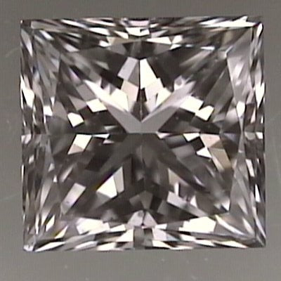 Princess cut diamond, 0.51ct F VS1 — Diamond Imports Australia. © Diamond Imports 2026