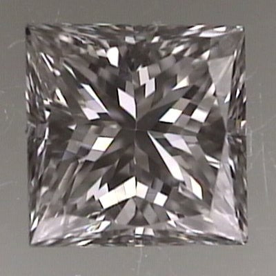 Princess cut diamond, 0.43ct F VVS2 — Diamond Imports Australia. © Diamond Imports 2026