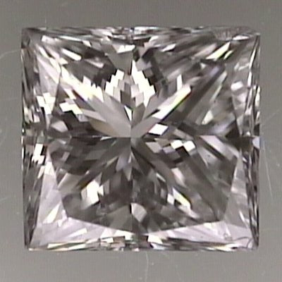 Princess cut diamond, 0.39ct F SI1 — Diamond Imports Australia. © Diamond Imports 2026