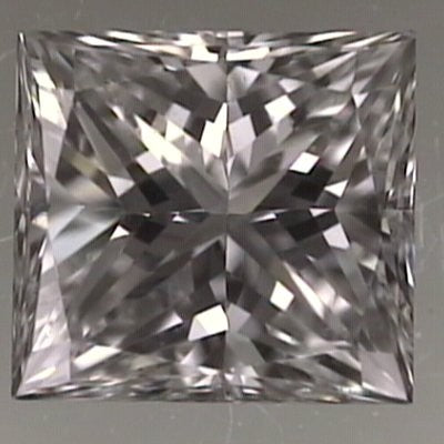 Princess cut diamond, 0.36ct E VVS2 — Diamond Imports Australia. © Diamond Imports 2026