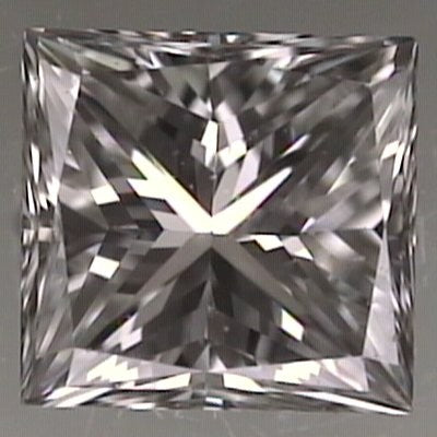 Princess cut diamond, 0.35ct F VVS2 — Diamond Imports Australia. © Diamond Imports 2026