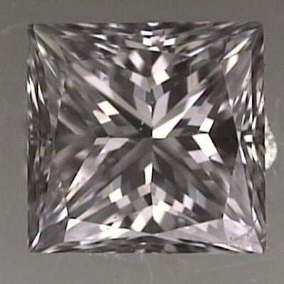 Princess cut diamond, 0.33ct E VVS2 — Diamond Imports Australia. © Diamond Imports 2026