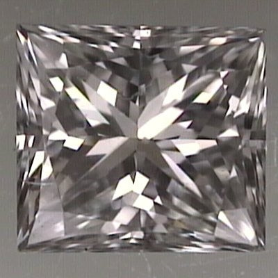 Princess cut diamond, 0.34ct F VVS2 — Diamond Imports Australia. © Diamond Imports 2026