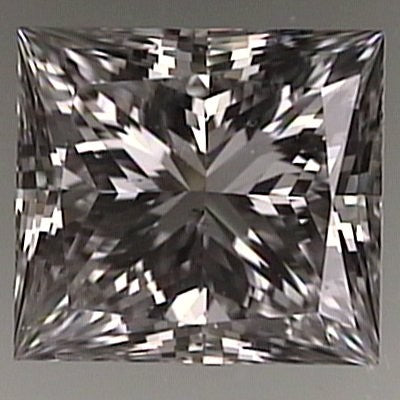 Princess cut diamond, 1.24ct F SI1 — Diamond Imports Australia. © Diamond Imports 2026