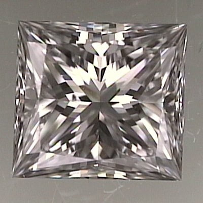 Princess cut diamond, 0.39ct E SI1 — Diamond Imports Australia. © Diamond Imports 2026