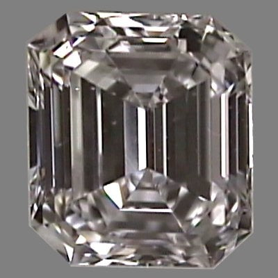 Emerald cut diamond