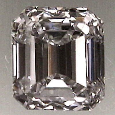 Emerald cut diamond