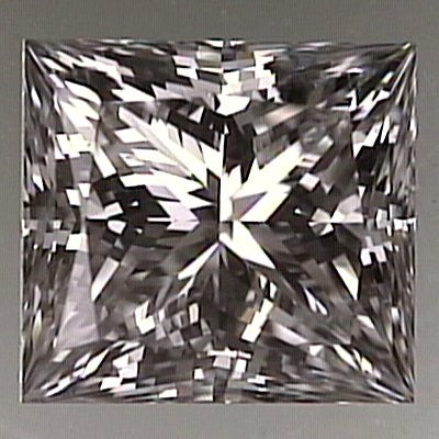 Princess cut diamond, 1.35ct E SI1 — Diamond Imports Australia. © Diamond Imports 2026