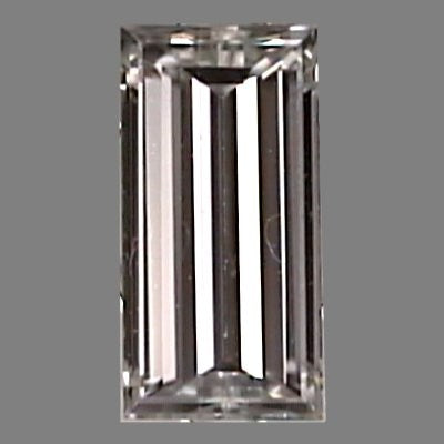 Baguette cut diamond, 0.41ct F VVS2 — Diamond Imports Australia. © Diamond Imports 2026