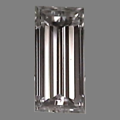 Baguette cut diamond, 0.39ct E VVS2 — Diamond Imports Australia. © Diamond Imports 2026