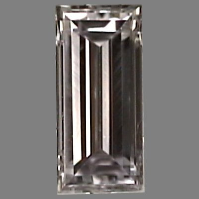 Baguette cut diamond, 0.37ct E VS1 — Diamond Imports Australia. © Diamond Imports 2026