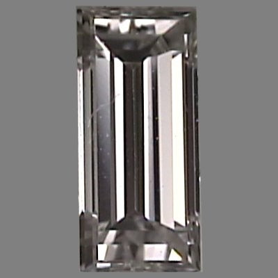 Baguette cut diamond, 0.46ct F VS1 — Diamond Imports Australia. © Diamond Imports 2026