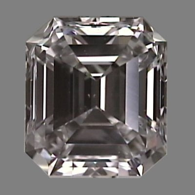 Emerald cut diamond