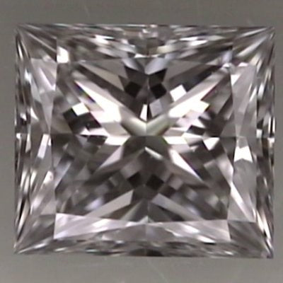 Princess cut diamond, 0.41ct D VVS1 — Diamond Imports Australia. © Diamond Imports 2026