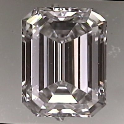 Emerald cut diamond