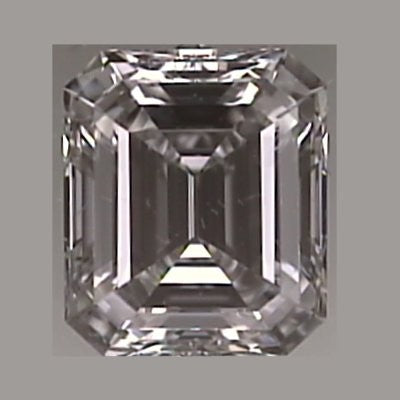 Emerald cut diamond