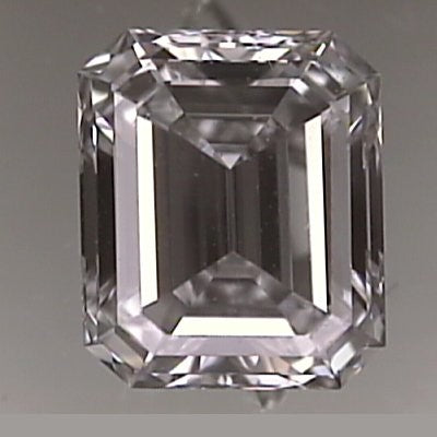 Emerald cut diamond