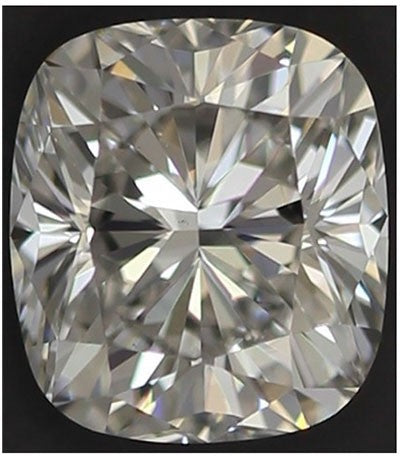 Cushion cut diamond