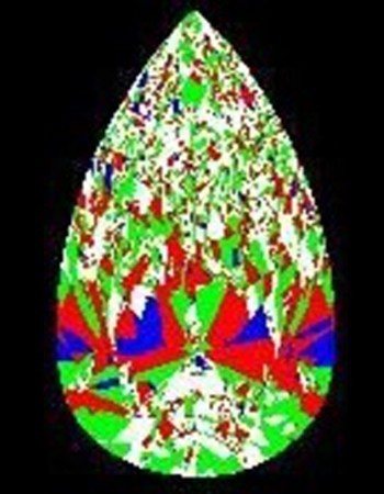 ASET Pear Shape Diamond 2.40ct G VS2