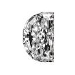 Half Moon Shape Diamond 0.45ct - G IF
