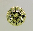 Round Brilliant Cut Diamond 1.16ct - Fancy Light Yellow VVS2