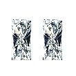 Baguillion Diamond Pairs 0.34ct - F VS
