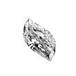Leaf Cut Diamond 0.50ct - F SI1