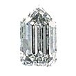 Bullet Cut Diamond 0.32ct - I SI1
